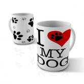 caneca i love my dog