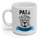 caneca pai de cachorro